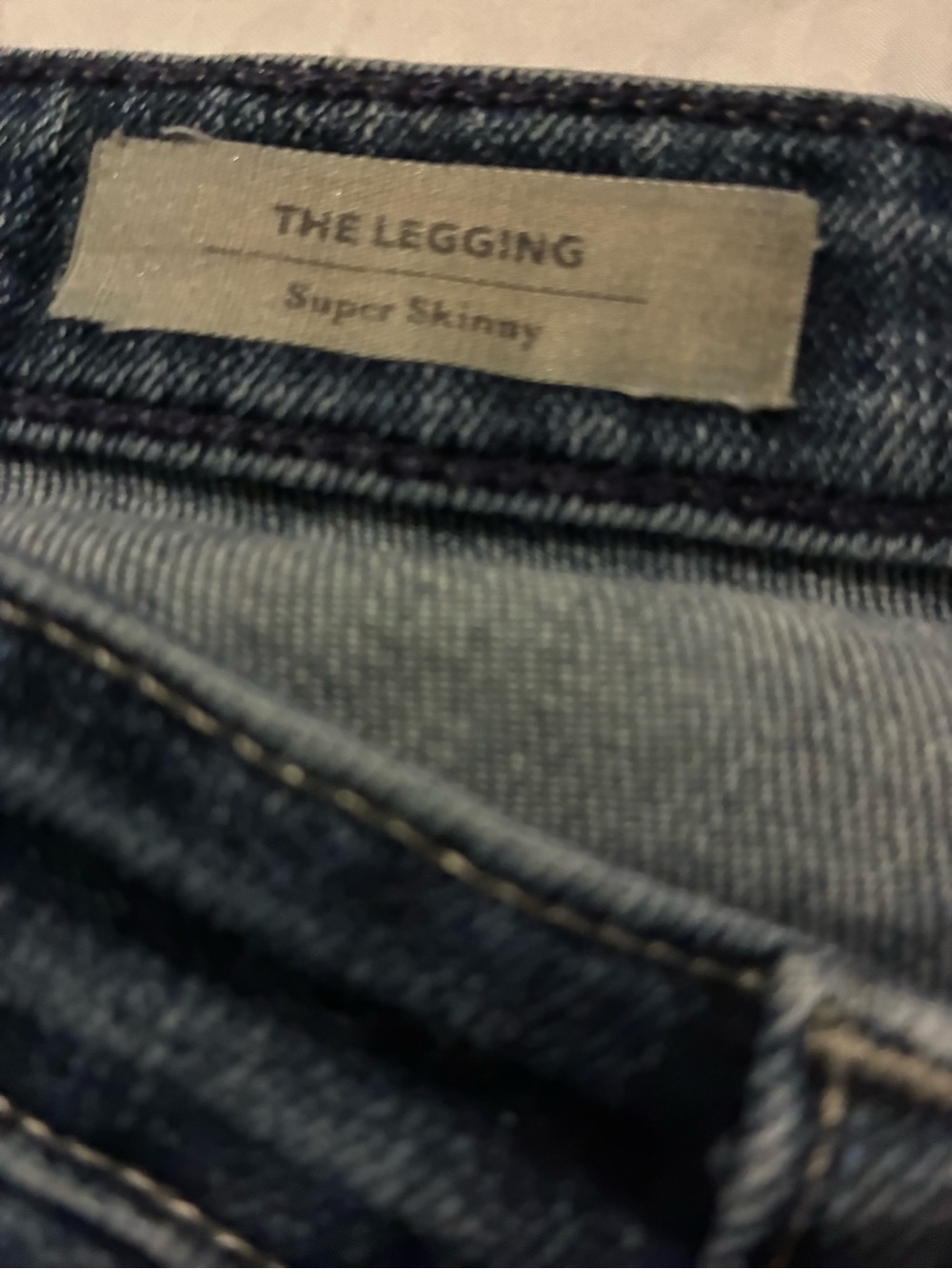 Ag Adriano Goldschmied Women's Skinny Jeans - Dark Blue Wash - Picture 8 of 10